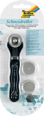 Zdjęcie produktu dla folia Rollmesser, inkl. 3 Klingen, schwarz