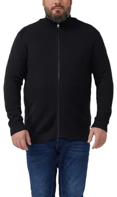 Produktbild von s.Oliver 2174196.9999.3XL, Cardigan, Männlich, Schwarz, 3XL, Leger, Regular fit
