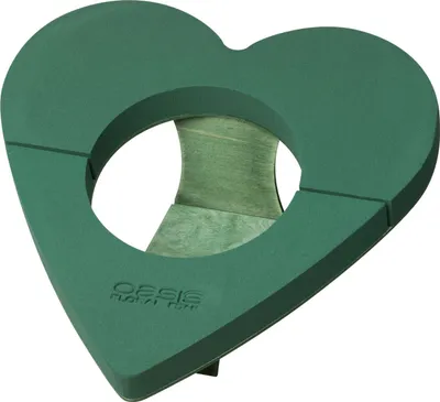 Produktbild von OASIS Steckschaum BIOLINE Urnenherz liegend Ø52cm Steckmasse Steckschwamm