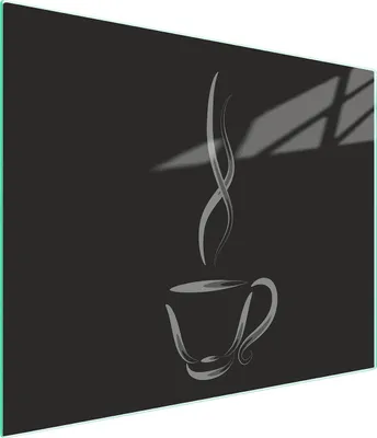 Immagine prodotto di Tagliere in vetro 52x30 caffè