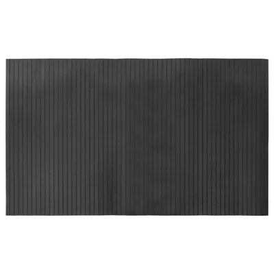 Produktbild von vidaXL Teppich Rechteckig Grau 60x100 cm Bambus