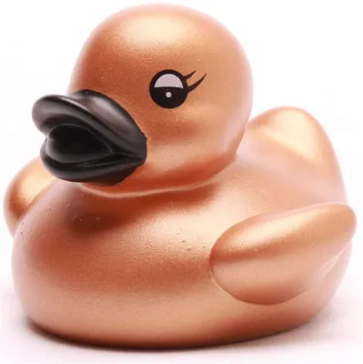 Produktbild von Mini Badeente gold 4,5 cm