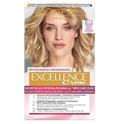 Zdjęcie produktu dla Excellence Farba Do Włosów Kolor 8.13 Perłowy Bez