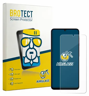 Produktbild von BROTECT Schutzglas für Samsung Galaxy M17e Schutzfolie Panzer Folie Glas Display Schutz klar