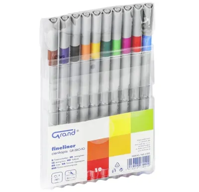 Image de crayon de 10 couleurs pour un dessin précis