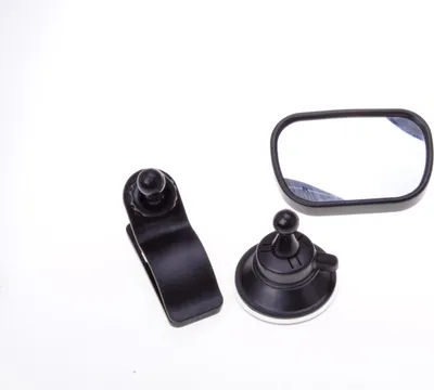 Immagine prodotto di Specchio interno grandangolare per auto Specchio aggiuntivo con base di aspirazione Supporto a morsetto per bambini