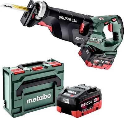 Zdjęcie produktu dla Metabo SSEP 18 LTX BL MVT Akku-Säbelsäge 18V (Säge mit 2x Akku) 602258810