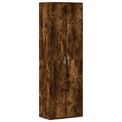 Produktbild von vidaXL Highboard Räuchereiche 60x35x180 cm Holzwerkstoff