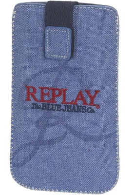 Imagen del producto de Funda universal Replay, diseño clásico, color azul claro, talla L
