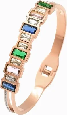 Produktbild von Elegantes Roségold Armband mit Zirkonen KP32594