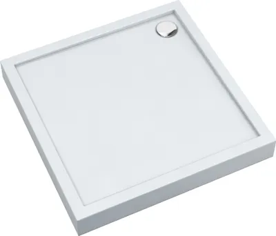Produktbild von AQUABAD® Duschwanne Ultima LeakProtect® Smooth White 90x90cm Quadrat