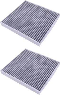 Produktbild von 2x Trade-Shop Innenraumfilter / Pollenfilter / Aktivkohlefilter ersetzt QUINTON HAZELL QFC0405, DIEDERICHS DCI1236, STARK SKIF-0170483, KNECHT LAK 888