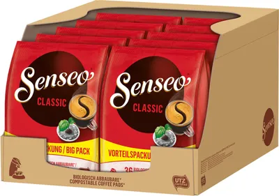 Produktbild von SENSEO Pads Classic UTZ  10 x 36 Getränke Pads Vorratspackung