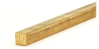 Produktbild von Messing Vierkantstangen 25 x 25 mm x 100 mm