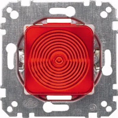 Produktbild von MERTEN 319016 Lichtsignal E10 Einsatz rote Haube