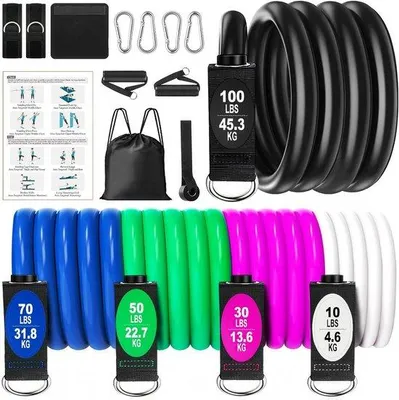 Produktbild von Famanu Widerstandsband-Set 5-teilig - Für Krafttraining und Physiotherapie