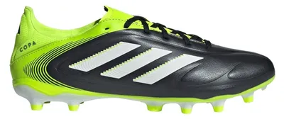 Image de Adidas - Chaussures de football "Copa Pure 3 League" pour hommes, crampons fixes, modèle GT9871 (44 EU), couleur noir/jaune citron
