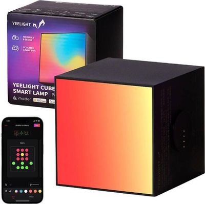 Yeelight Cube Lamp de Smart Table Lamp Wi-Fi/Bluetooth Schwarz