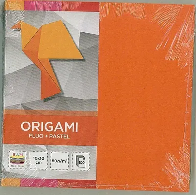 Produktbild von Interdruk Origami Papier 100 Blatt Fluo Pastell Bastelpapier
