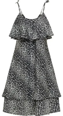 Produktbild von SIDONA Damen Kleid mit Leoprint 19222826-SI01, GRAU Leo, S