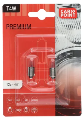 Produktbild von 1x CARPOINT 0760122 Premium Instrumentenbeleuchtung Glühlampe 4W 12V
