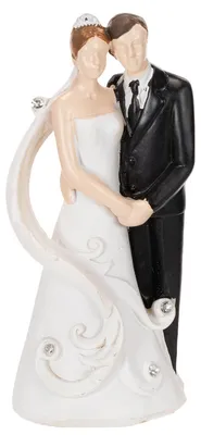 Produktbild von Elegante Hochzeitsdekoration Brautpaar Figur