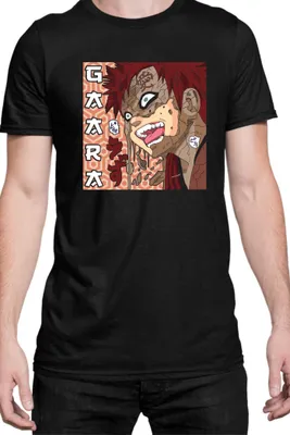 Produktbild von Herren T-Shirt Japan Manga Anime Comics Animation Naruto Gaara Shikaku, Man L / Schwarz