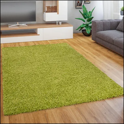 Image de Tapis Salon Chambre à coucher Floor Shaggy Flokati Unicolore Doux Moderne Dimension 70x250 cm