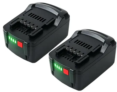 2er-Pack 5,0 Ah Akku für Metabo 18V Werkzeuge
