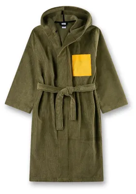 Produktbild von Sanetta Jungen-Bademantel khaki 164