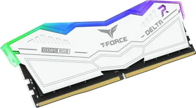 Produktbild von DIMM 32 GB DDR5-6000 (2x 16 GB) Dual-Kit (weiß, FF4D532G6000HC30DC01, Delta RGB, INTEL XMP)