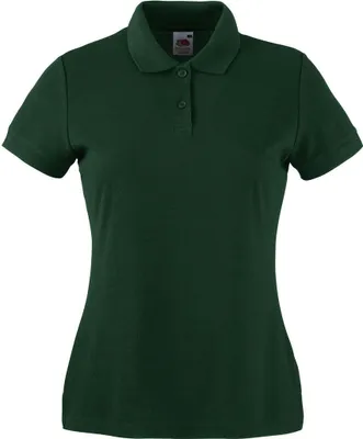 Produktbild von Fruit of the Loom 63-212-0 | Lady-Fit 65/35 Damen Poloshirt - Farbe: Bottle Green - Größe: XS