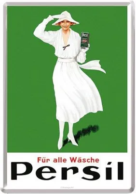 Produktbild von Nostalgic-Art - Blechpostkarte - Persil - Weiße Dame Grün