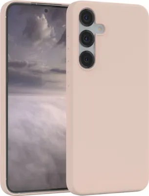 Produktbild von EAZY CASE Silikonhülle für Samsung Galaxy S25 Plus Silikon Backcover Schutz in Rosa
