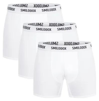 Image de Smilodox - Lot de 3 boxers pour hommes, coupe ajustée avec taille classique