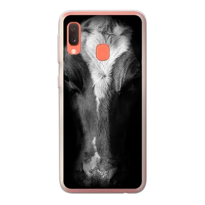 Produktbild von MuchoWow® Handyhülle Schutzhülle Hülle für Samsung Galaxy A20e Kuh - Tiere - Schwarz Silikon Softcase Handy Hülle - Abdeckung