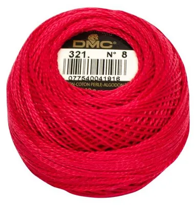 Produktbild von DMC Perlgarn Knäuel Stärke 8, 10 g, 116A/8-321