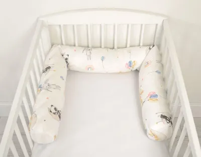Produktbild von Rollumrandung für Babybett – Pannet – flexibel und dekorativ, , Baumwolle, 160 cm