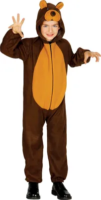 Produktbild von Teddybär Kostüm für Kinder Gr. 98-134, Größe:110/116
