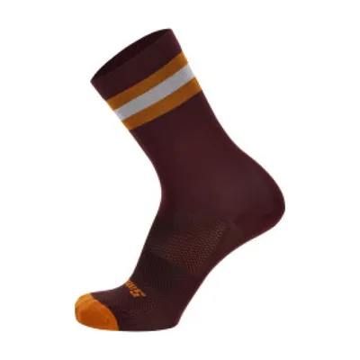 Image de SANTINI Chaussettes de cyclisme classiques - BENGAL - bordeaux XS-S