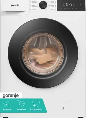 Produktbild von Gorenje Frontlader-Waschmaschine WG2PS74A2W, 7 kg, 1400 U/min, 43,5 cm Tiefe, CompactFit