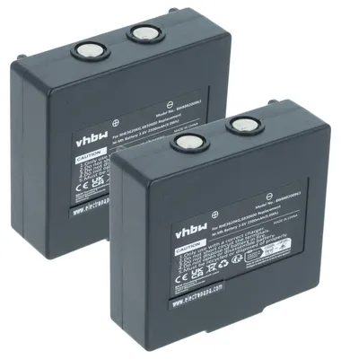 Produktbild von vhbw 2x Akku Ersatz für Hetronic RHE3614KG, RHE3620KG für Industrie-Funkfernsteuerung Fernbedienung (2500 mAh, 3,6 V, NiMH) - Schwarz