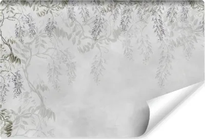Produktbild von Muralo Selbstklebende Fototapete Für Esszimmer BLÄTTER Blumen Beton Natur Br. 152.5cm x Hö. 104cm