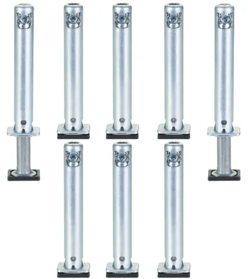 Produktbild von SOTECH Sockel-Höhenversteller Ø 14 mm Höhe 70 mm – zum Einbohren (8 Stück)