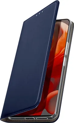 Produktbild von Avizar, Wallet Cover für Motorola Moto G85, Kartenfach und Ständer, Nachtblau