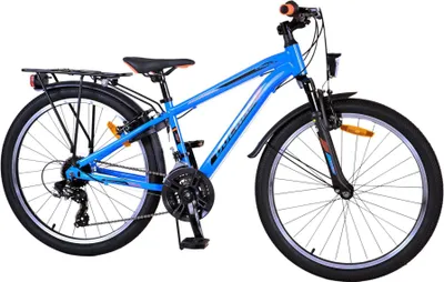 Produktbild von TPFSports Cross Kinderfahrrad - Jungen - 2 Handbremsen - 18 Gänge - 24 Zoll - Blau