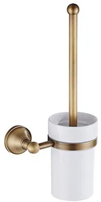 Produktbild von Antike Wandhalterung aus Bronze mit goldenem Finish - Elegant und praktisch für Wandmontage