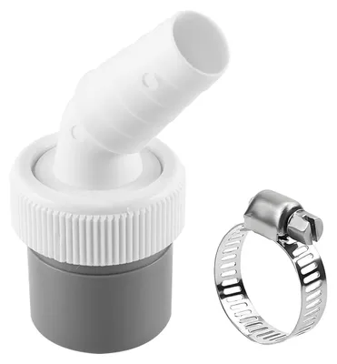 Imagen del producto de Conexión de desagüe de 40 mm, entrada de 18-24 mm, para lavavajillas, lavadora y secadora