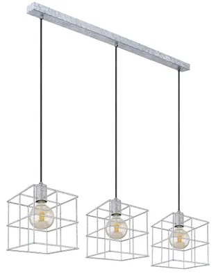 Produktbild von Hängelampe, Metallgitterschirme, zink, höhenverstellbar