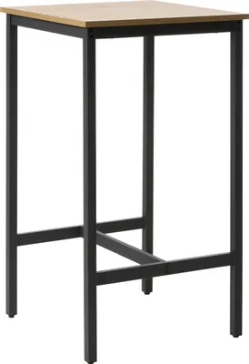 Produktbild von Bartisch >CESURA< in Eiche-Nachbildung, schwarz - 60x105x60 (BxHxT)